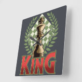 Chess King Vierkante Klok (Hoek)