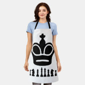 Chess Kitchen King Schort (Gedragen)