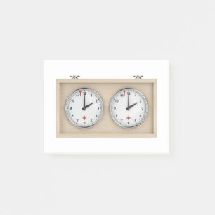 Chess-klok Post-it® Notes