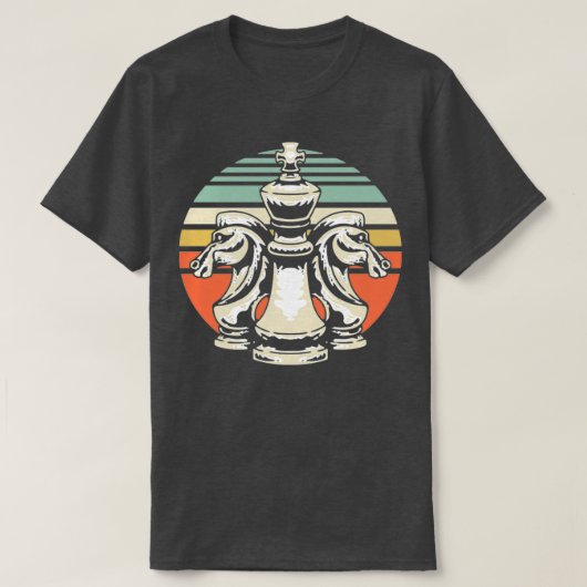 Chess Knight Chess Board Chess Chess Piece Funny T-shirt (Design voorkant)