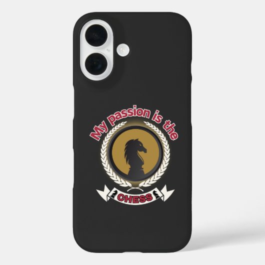 Chess Knight Laurel Crown Passion Strategy T-shirt Case-Mate iPhone Case (Achterkant)