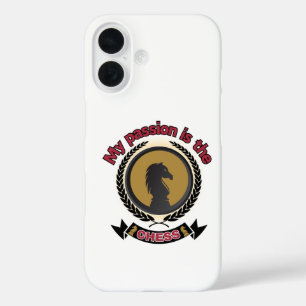 Chess Knight Laurel Crown Passion Strategy T-shirt iPhone 16 Hoesje