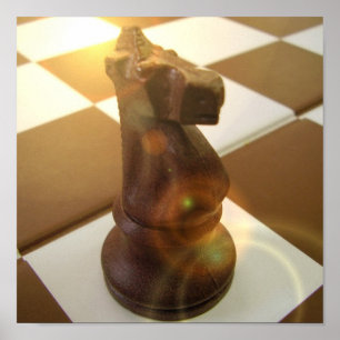 Chess Knight Poster Print
