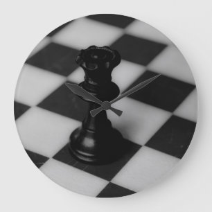 Chess koningin grote klok