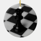 Chess koningin keramisch ornament (Achterkant)