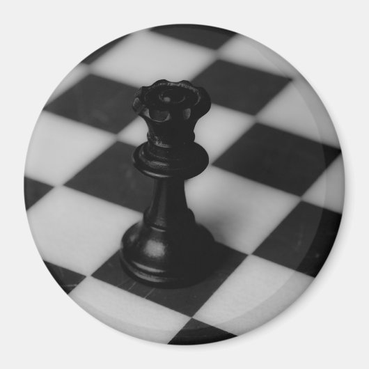 Chess koningin magneet (Voorkant)