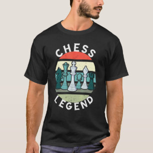 Chess Legend Retro Chess Player Chess Piec T-shirt