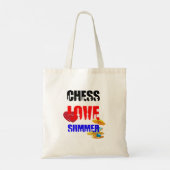 Chess Love Summer Tote Bag (Achterkant)