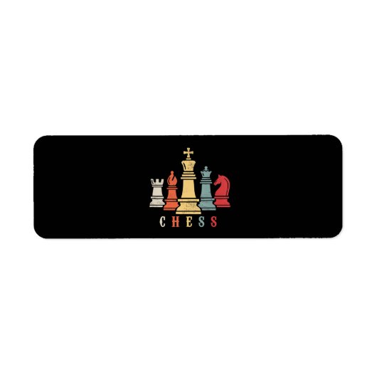 Chess Lover | Cheque Set Checkmate Gift Etiket (Voorkant)