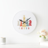 Chess Lover | Cheque Set Checkmate Gift Grote Klok (Huis)