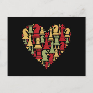 Chess Lover   Ik hou echt van het spelen van schen Briefkaart