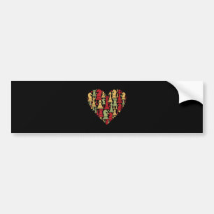Chess Lover   Ik hou echt van het spelen van schen Bumpersticker