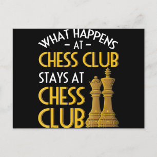 Chess Lover   Wat gebeurt er bij de Chess Club Hum Briefkaart