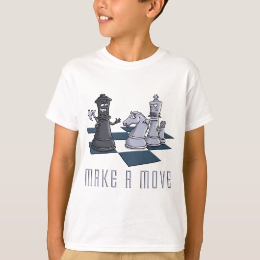 chess, make a move t-shirt (Voorkant)
