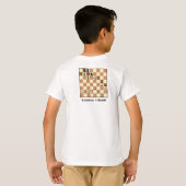 Chess Mate in 1 puzzel #3 Kinder T-shirt (Achterkant volledig)