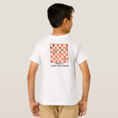 Chess Mate in 2 puzzels #4 T-shirt (Achterkant volledig)