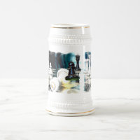Chess Move Beer Stein