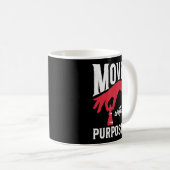 Chess Move with Purpose Player Chess Piece  Koffiemok (Voorkant rechts)