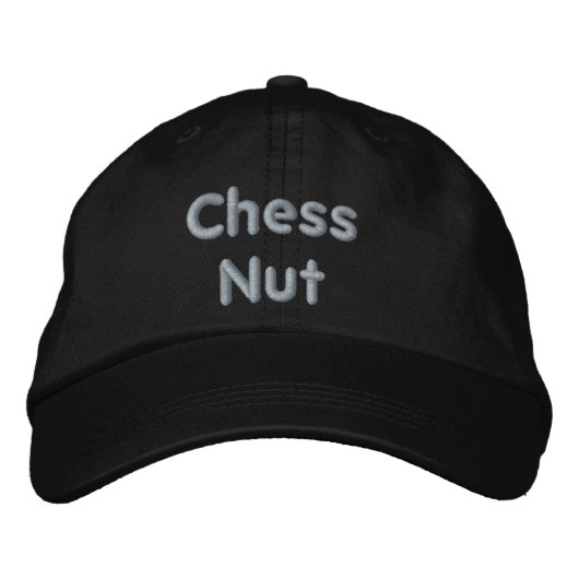 Chess Nut Embroided Pet (Voorkant)