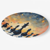 Chess Papieren Bordje (Gekanteld)