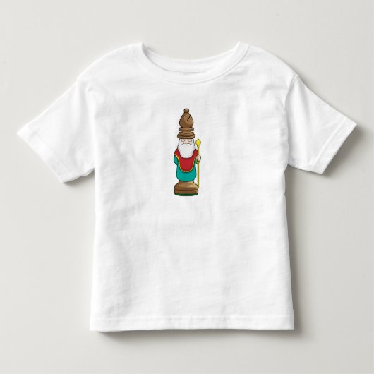 Chess part Bishop Chess Kinder Shirts (Voorkant)