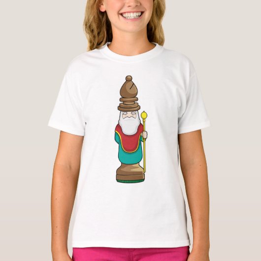 Chess part Bishop Chess T-shirt (Voorkant)