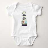 Chess part King als Waiter met Towel Romper (Voorkant)