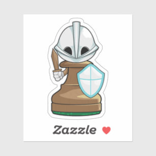 Chess part Pawn Chess Sticker