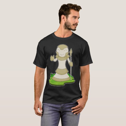 Chess part Pawn Chess T-shirt (Voorkant volledig)