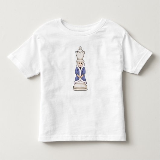 Chess part Queen Chess Kinder Shirts (Voorkant)