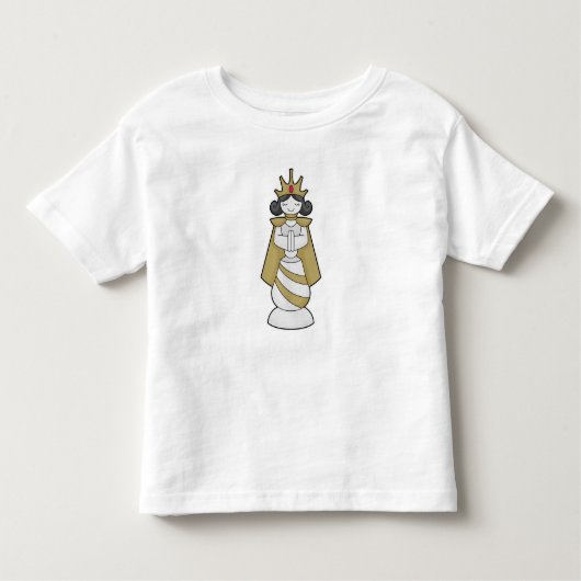 Chess part Queen Crown Chess Kinder Shirts (Voorkant)
