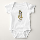 Chess part Queen Crown Chess Romper (Voorkant)