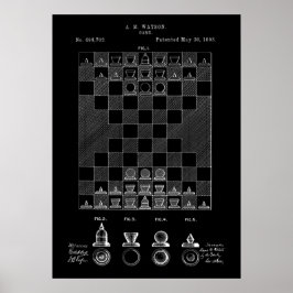 Chess Patent Poster
