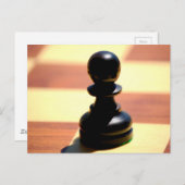 Chess Pawn Briefkaart (Voorkant / Achterkant)