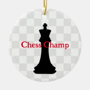 Chess Piece Design Ornament
