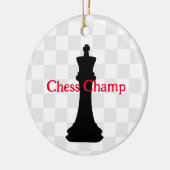 Chess Piece Design Ornament (Links)