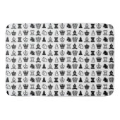Chess Piece Pattern Badmat (Voorkant)