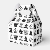 Chess Piece Pattern Bedankdoosjes (Achterkant)