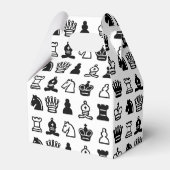 Chess Piece Pattern Bedankdoosjes (Voorkant Zijde)