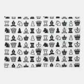 Chess Piece Pattern Theedoek (Horizontaal)