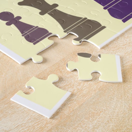 Chess Pieces Jigsaw Puzzle (Côté)