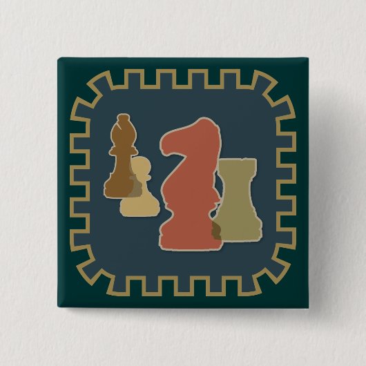 Chess Pineersels Blue Button (Voorkant)