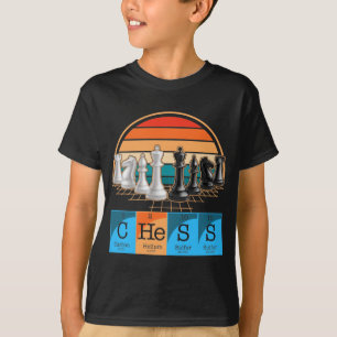 Chess Pineersels Chemistry Elements Clever Board g T-shirt