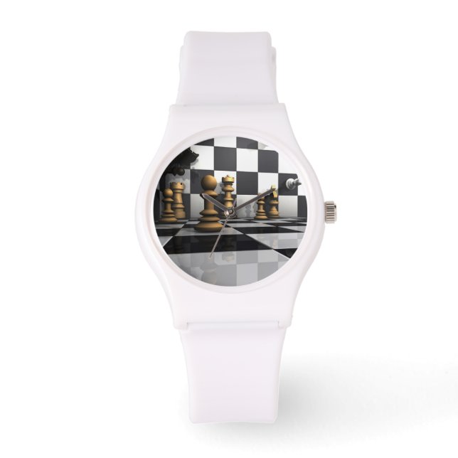 Chess Play King Horloge (Voorkant)