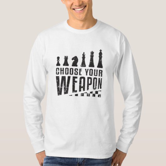 Chess Player Chess Board Checkmate Board Game Gift T-shirt (Voorkant)