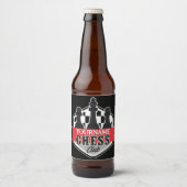 Chess Player Club Checkmate met de persoonlijke na Bier Etiket (Voorkant)