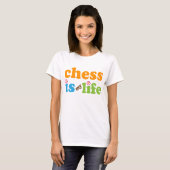Chess Player Gift Girls T-shirt (Voorkant volledig)
