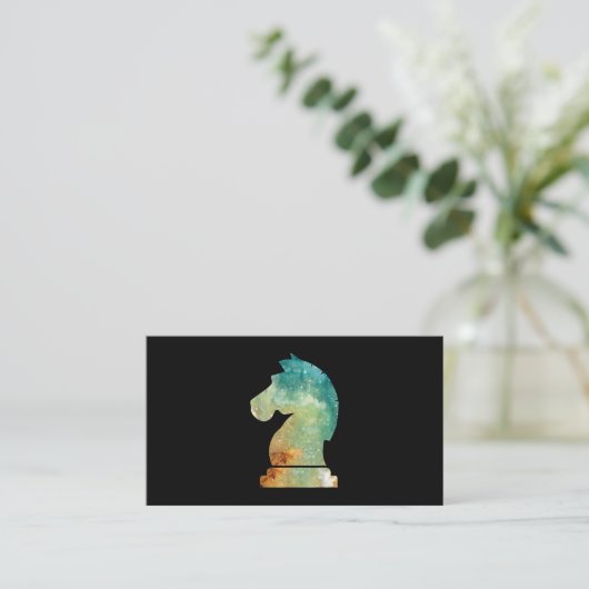 Chess Player Horse Knight Chess Lover Gift Informatiekaartje (Staand voorkant)
