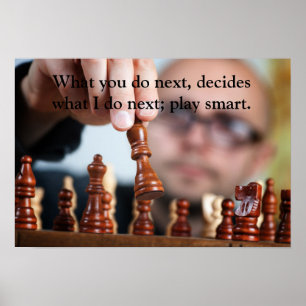 Chess Player - Value Poster Paper (Matte)