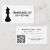 Chess Player Visitekaartje (Voorkant / Achterkant)